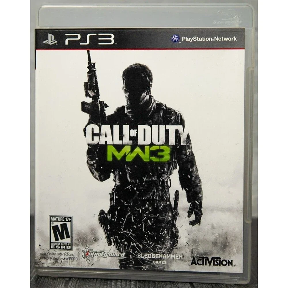 CALL OF DUTY MODERN WARFARE 3 PS3 GAME CLEANED/TESTED CLASSIC PLAYSTATION